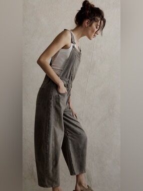 Free people barrel overalls